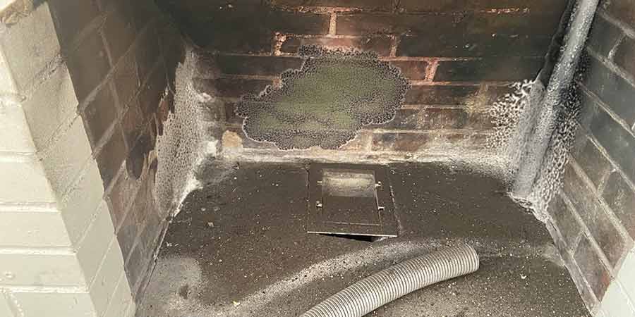 fireplace mold and mildew